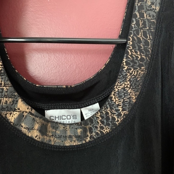 Chicos Travelers Slinky Tank Top | Size 1 - Picture 2 of 3